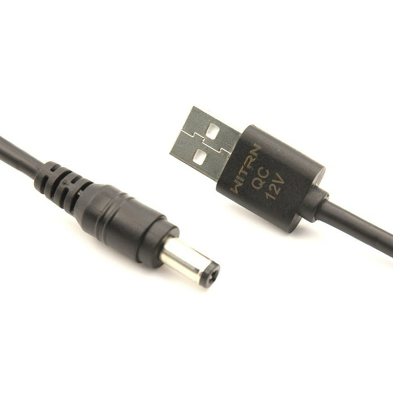 USB Power Cable QC 2.0/3.0 USB to DC 12V/9V Step UP Module USB Converter  Adapter Cable 5.5 x 2.5mm Plug 
