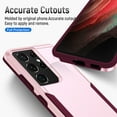 thumbnail image 6 of Slim Hybrid 2-In-1 Hard PC Soft TPU Shockproof Cover Protective Case for Samsung Galaxy S21 FE, 6 of 7