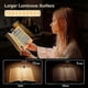 thumbnail image 5 of Gritin 19 LED Rechargeable Book Light for Reading in Bed with Memory Function- Eye Caring 3 Color Temperatures,Stepless Dimming Brightness,80 Hrs Runt, 5 of 5