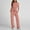 Pinks, variant on 2 Piece Loungewear Sets for Women, Asymmetrical Long Sleeve Shirt Wide Leg Pants, Casual Outfits Tracksuit