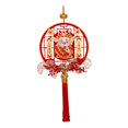 thumbnail image 4 of Tachiuwa Chinese New Year Hanging Decorations 2024 Sign Good Luck Charms Feng Shui Decor Tassel Pendant for Garden Holiday A, 4 of 9