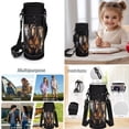 thumbnail image 5 of Yspwyqan Kids Backpack Set for Elementary, Three Running Horses Backpack Set with Lunch Box and Water Bottle Bag, 17" Double Zip Trendy Bookbag for Middle School Ages 8-15, 5 of 7