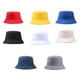 thumbnail image 5 of Qarigey Women Men Bucket Cap Wide Brim Protection Headwear Dressing Sports Headgear Adjustable Cotton Adults Outdoor Hat Type3 NO3 Qarigey PS14113-01, 5 of 6