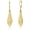 GoldB, variant on 925 Sterling Silver Dangle Earrings for Women, 14K Gold Plated French Leverback Earrings, Hypoallergenic Lightweight Statement Hammer Square Bar Long Drop Earing for Women Trendy Jewelry