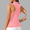 thumbnail image 4 of Gyexs Womens Sleeveless Golff Shirts UPF 50+ Quickly Drying Tennis Polo Lightweight Sports Athletic Tank Tops (Pink, M), 4 of 6