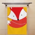 thumbnail image 4 of Soft Hand Fingertip Towels 2 Pcs Face Bath Towels Cute Little Fox Absorbent Washcloths for Bathroom Hotel Kitchen 30x15in, 4 of 6