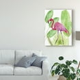 thumbnail image 3 of Trademark Fine Art Animals Canvas Art ' Tropical Flamingo I ' by Melissa Wang, 3 of 4