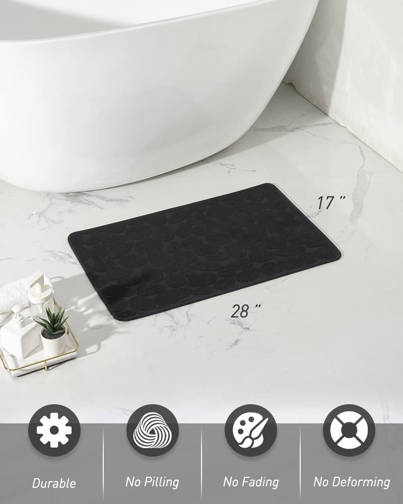 Bath Mat-Bathroom Mat Rug Non Slip Super Absorbent Stain Resistant