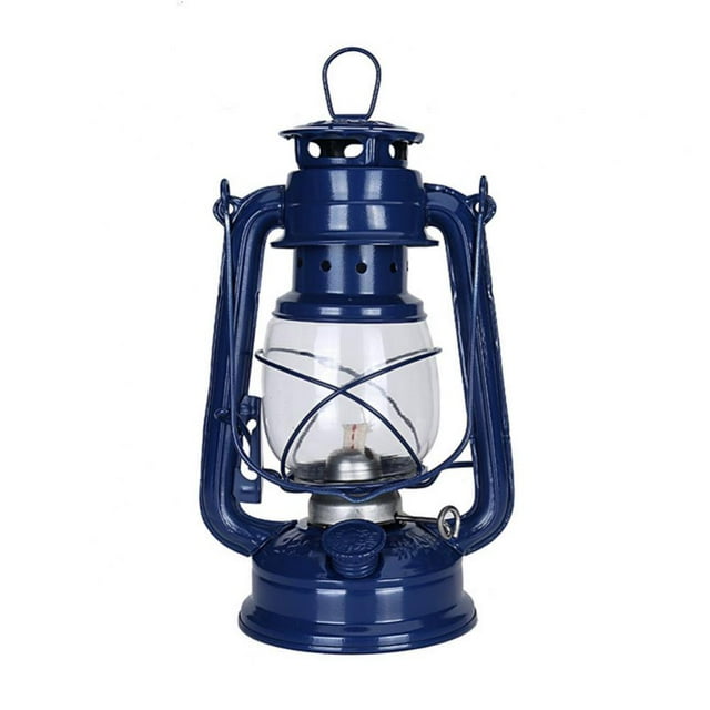 Lampe à Pétrole Rétro Lampe de Camping Suspendue Lampe à Flamme Lanterne Classique Lampe à Huile de Pétrole Lampe de Camping Extérieure Lampe Coupe-Vent