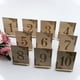 thumbnail image 4 of Yuarrent Soportes para números de recepción de boda, letreros, marcadores de posición para restaurante, decoraciones, , números de madera, Kits de decoración para fiestas, 4 of 6