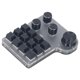 thumbnail image 5 of Teclado Mecánico Para Juegos Mini Macro USB, Teclado Macro De Programación 4 Perillas Interruptor Azul 3 Modos Operación Con Una Sola Mano 12 Teclas Con LED RGB Para Control, 5 of 7