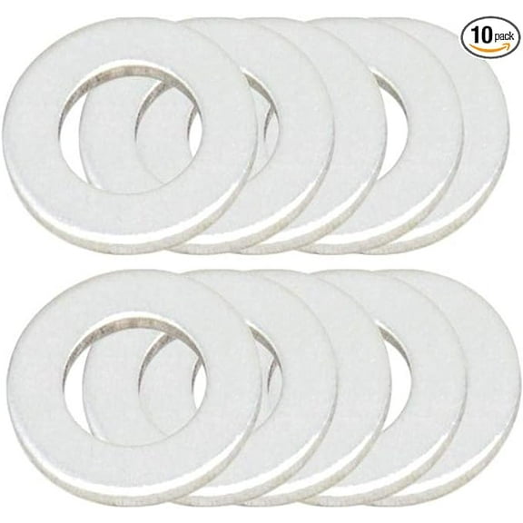 Bolt Motorcycle Hardware (DPWM14.223-10) M14 x 22.3mm Drain Plug Washer, (Pack of 10)