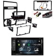 thumbnail image 1 of Metra 99-6519B Single/Double DIN Installation Dash Kit for Select Dodge Vehicles W/ Kenwood DDX24BT Double DIN Bluetooth Stereo with 6.2 inch Display + Car License Plate Rearview Camera, 1 of 5