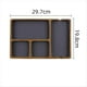 thumbnail image 2 of Bandeja Organizadora de Sintético con 4 Compartimentos, de Madera, para Mesita de Noche, para Guardar Teléfono, Joyas, Escritorios y Tocador., 2 of 5