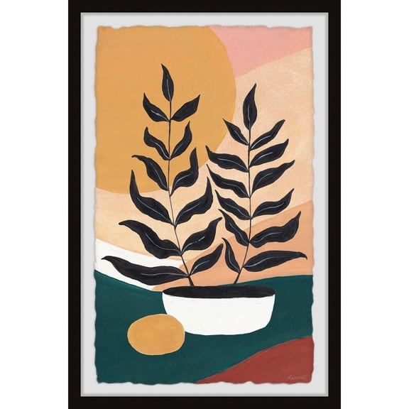 Marmont Hill Potted Ferns Framed Painting Print