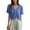 Blue, variant on Women Lace Crochet Tops Short Sleeve V Neck Beach Drawstring Shirt Cover Ups Summer Hollow Out Beachwear Beige