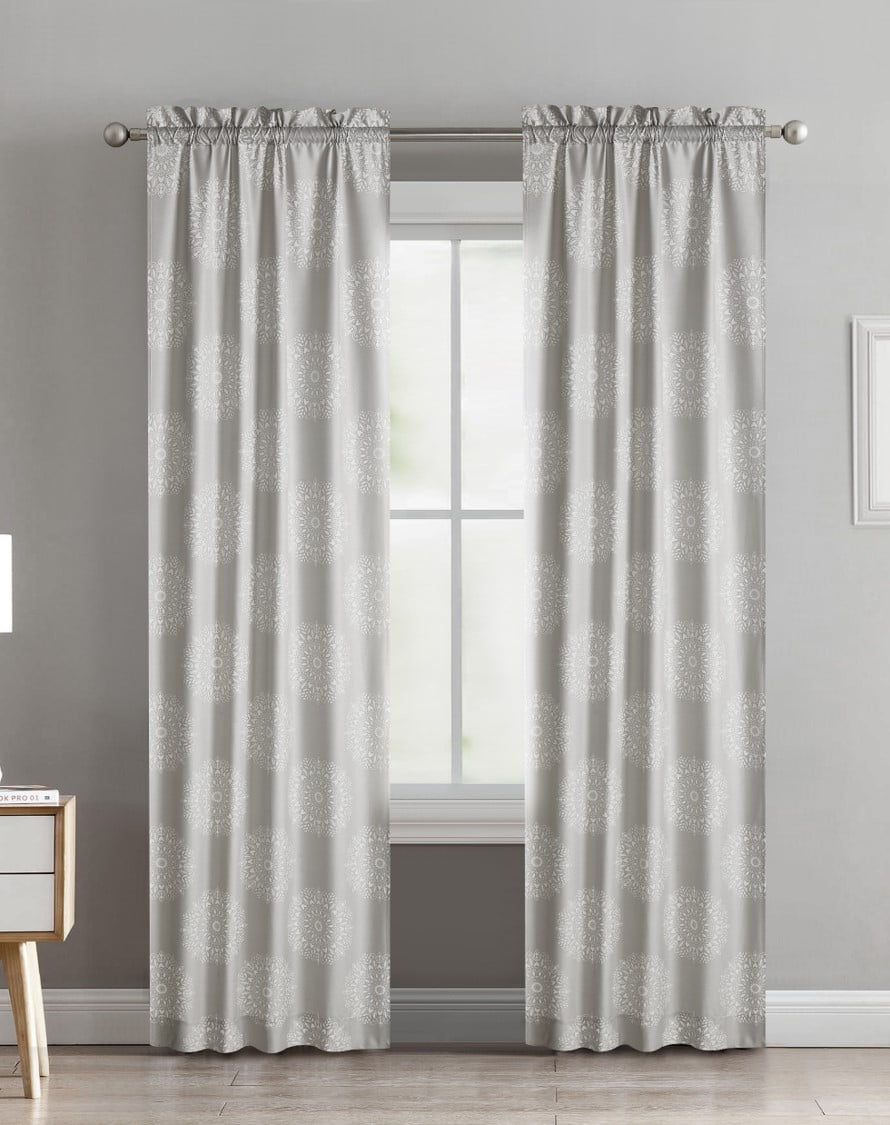 Urban Shop Medallion Window Panels, Set of 2