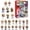 Z, variant on TS 24-Day Christmas Advent Calendar, TS Christmas Advent Calendar Christmas Advent Countdown Decoration 24 Piece Gift Clearance Sale