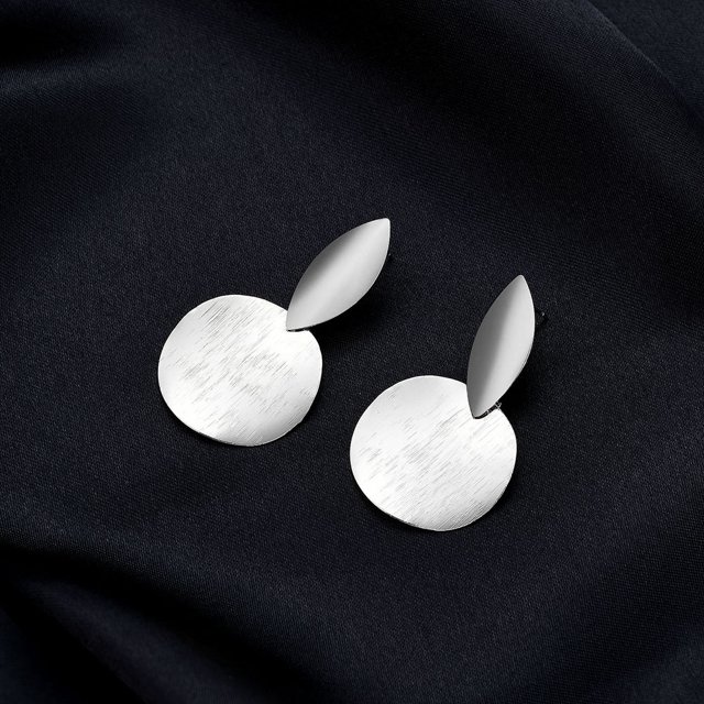 Women Earrings Drop Earrings Dangle Earrings Ear Drop Fashion Accessory Euramerican Style Simple Geometric Alloy Dangle Drop Earrings Silver ANGGREK Otros