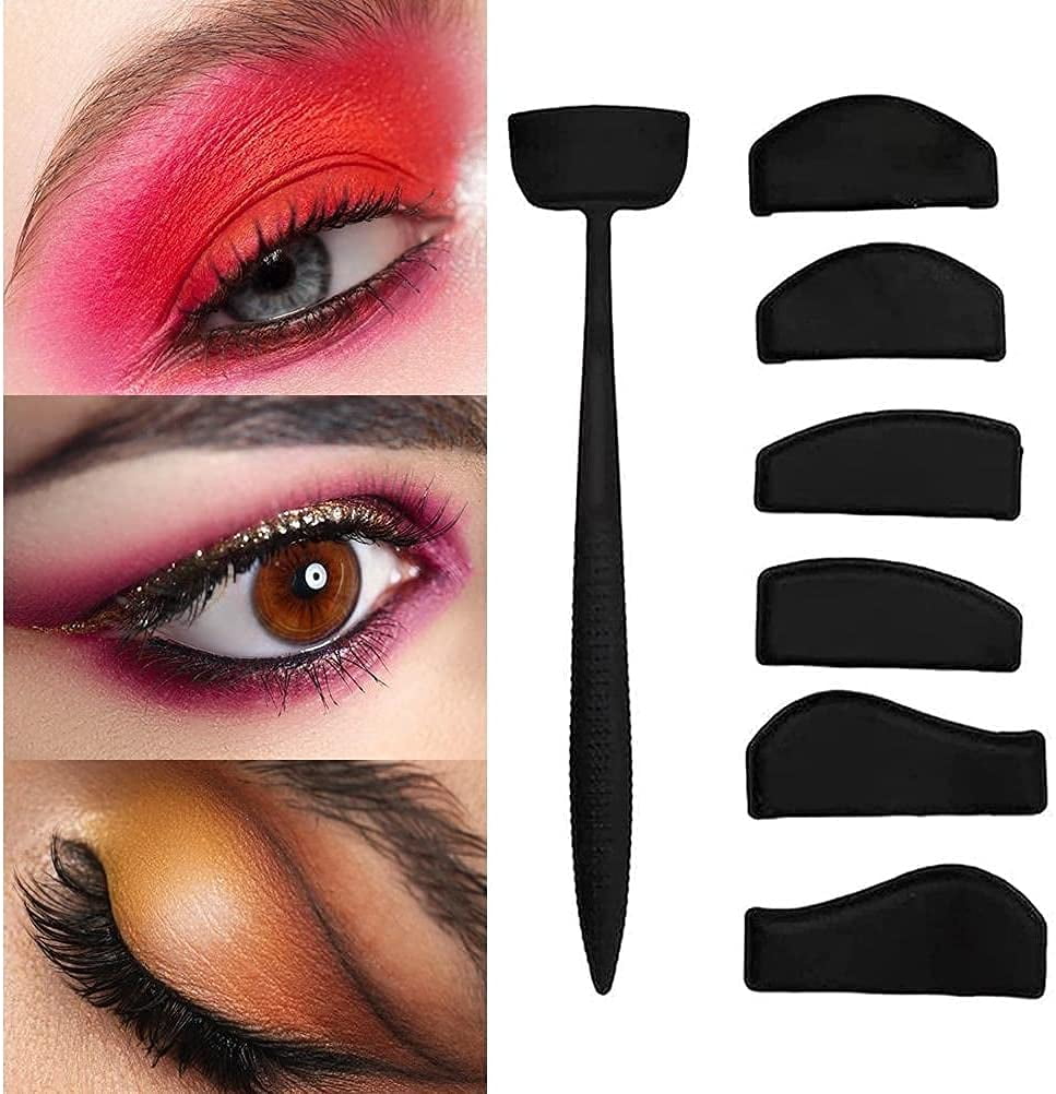6 in 1 Eyeshadow Stamp Kit, Convenience Eye Shadow Applicator, Silicone