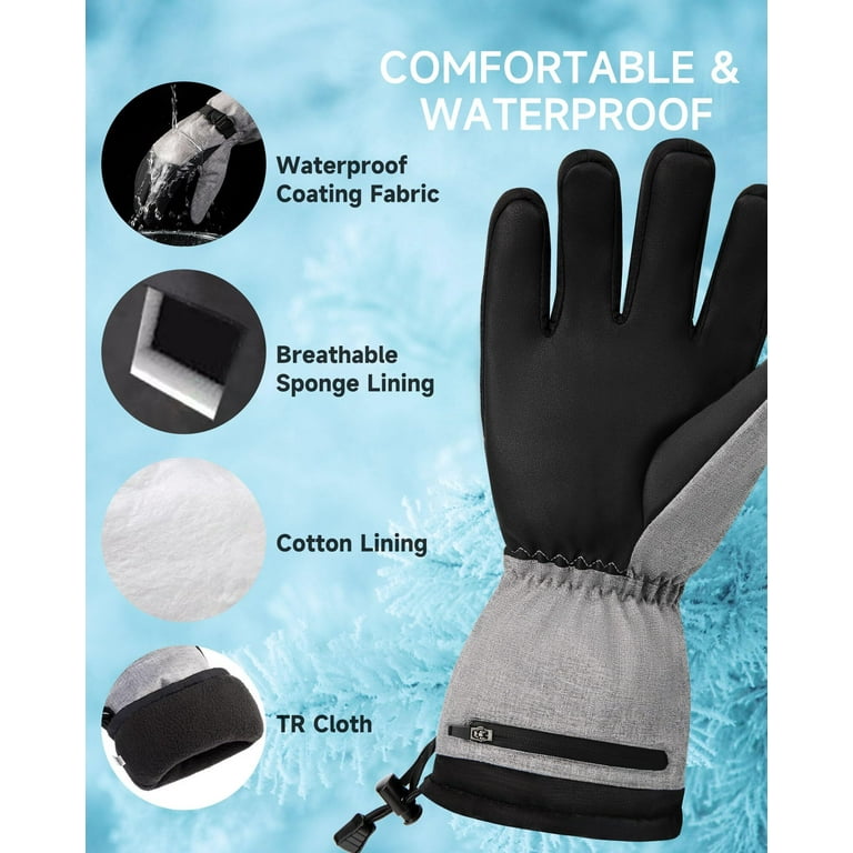 Electric 5V USB Heated Gloves for Men Women-Stay Warm with Cold