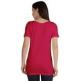 thumbnail image 4 of Inkmeso Basic U Neck Summer T-shirt Short Sleeve Plain Cotton Tshirt Womens, 4 of 7