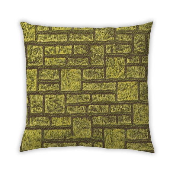 Ahgly Company Outdoor Square Contemporary Throw Pillow, 18 inch by 18 inch