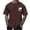 hgg164-Brown, variant on Yaoyar Men Tshirts Hawaiian Print Graphic Tees Crewneck Solid Color Basic Vacation Casual Beach Holiday T-Shirts