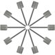 thumbnail image 1 of BR-Vie - 10 puntas cilíndricas montadas de 3 mm recubiertas de diamante - Punta afilada - Compatible con la herramienta rotativa tipo Dremel esquí esquí Gafas de esquí, 1 of 5