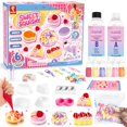 thumbnail image 1 of Kit para hacer squishies BEIREG DIY con 6 moldes de silicona de 532 ml, 1 of 8