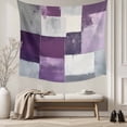 thumbnail image 5 of Rustic Purple Large Tapestry for Bedroom Wall Hanging Tapestry, Abstract Oil Painting Grunge Art Ombre Ceiling Backdrop Tapestries Poster Blanket Wall Decor for Teens Room Living Room Dorm 86" x 104", 5 of 8