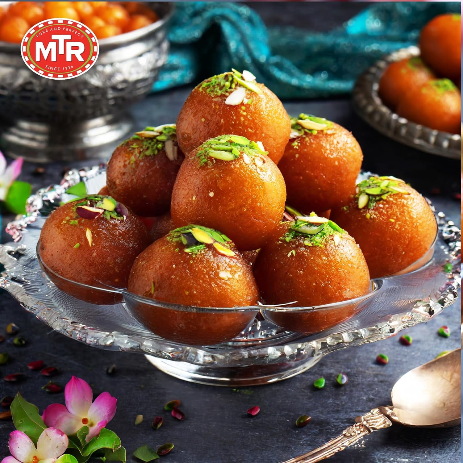 (12 pack) MTR Gulab Jamun – Traditional Indian Sweet – Soft & Melt-in-the-Mouth Texture – Easy to Prepare at Home – No Preservatives – 35.27 oz (Pack of 1)