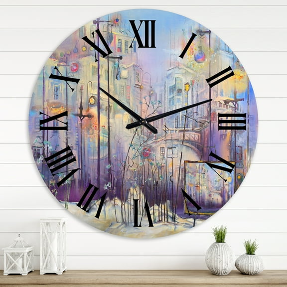 Designart 1 in Quartz Modern/Contemporary Wall Clock
