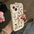 thumbnail image 5 of Sanrio Hello Kitty Cute Rhinestone Soft Gel  Phone Case for Apple iPhone 15 14 13 12 11 Pro Max New Phone Case, 5 of 20