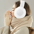 thumbnail image 4 of Caywon Women's Warm Earmuffs Solid Color Winter Ear Protection Ear Warmers Plushes Earmuffs Comfortable to Wear Prevents Ears from Freezing in Cold Weather​, 4 of 4