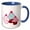 Blue/White, variant on 3drose, Trio of Cupcakes, 11oz Magic Transforming Mug