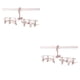 thumbnail image 4 of Toystoory Tendedero plegable de 12 clips, ropa interior plegable multifuncional, pinzas para calcetines, pinzas de plástico para ropa, colgador caqui 2piezas, 4 of 6