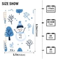 thumbnail image 2 of FORMRS 1-Subject Spiral Notebook 8" x 5" College Ruled 60 Refillable Sheet A5 Hard Cover, Simple Cartoon Snowmen, 2 of 7