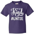 thumbnail image 3 of Inktastic Gift for Aunts | One of a Kind Auntie (white) Youth T-Shirt, 3 of 5