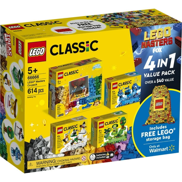 LEGO Masters Co-pack 66666 Creative Building Toy Value Set (613 Pieces ...