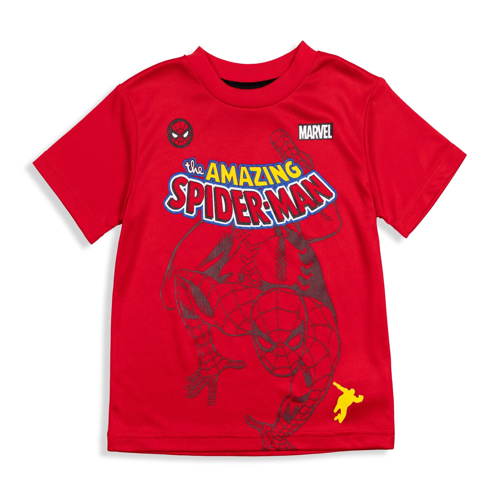 Marvel Avengers Spider-Man Iron Man Thor Toddler Boys 3 Pack T-Shirts Toddler to Big Kid