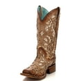 thumbnail image 5 of Corral Boots Womens Glitter Tooled Inlay Square Toe Cowboy  Tall Boots, 5 of 5