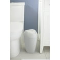 Umbra 2.4 gal Twirla Polypropylene SwingTop Lid Bathroom Trash Can
