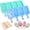 Blue & Green-2 Set, variant on Silicone Popsicle Molds 2 Set White 4 Cavities DIY Frozen Snacks