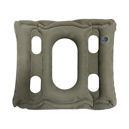 

Pressure Relief Air Travel Home Sitting Inflatable Seat Cushion Tailbone Pain