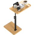 thumbnail image 1 of Mesa Auxiliar con Altura Ajustable 43-78 cm, Mesa de Café y Bandeja para Bañera, Diseño en C, Giratoria 360°, Ligera para Sofá, Cama, Sala, Oficina y Baño, 1 of 8