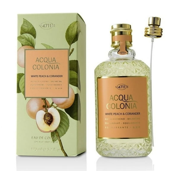 4711 Acqua Colonia White Peach and Coriander by Muelhens for Unisex - 5.7 oz EDC Spray