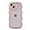 Pink, variant on Curly Wave Shape Love Heart Camera Lens Protection Clear Soft Compatible with iPhone Case (Pink,iPhone 13 Pro)