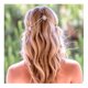 thumbnail image 4 of Diadema de cabeza de gota de agua con diamantes de imitación, diadema de cabeza de mujer compatible con cristal, diadema de cabeza para boda, diadema de pelo nupcial compatible con joyería de pelo par Afortunado Sencillez, 4 of 4