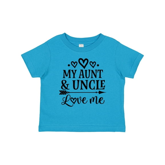 Inktastic My Aunt and Uncle Love Me Niece Boys or Girls Toddler T-Shirt